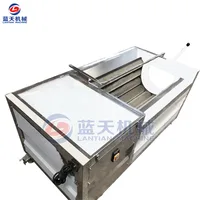 Automatic Root Vegetable Roller Brush Cleaner Ginger Carrot Radish Sweet Potato Ginger Washing Cleaning And Peeling Machine 1