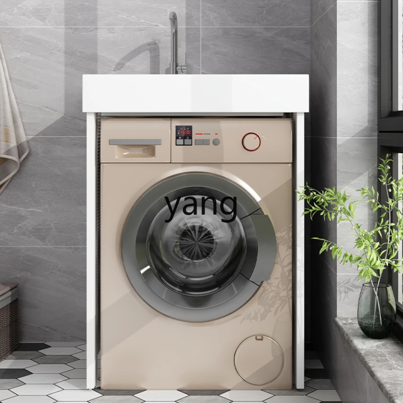 Yhl Lavatrice All-In-One Cabinet Alumimum Complessivo Wash Guardaroba Combinazione Con Vasca Da Bagno Per Piscina