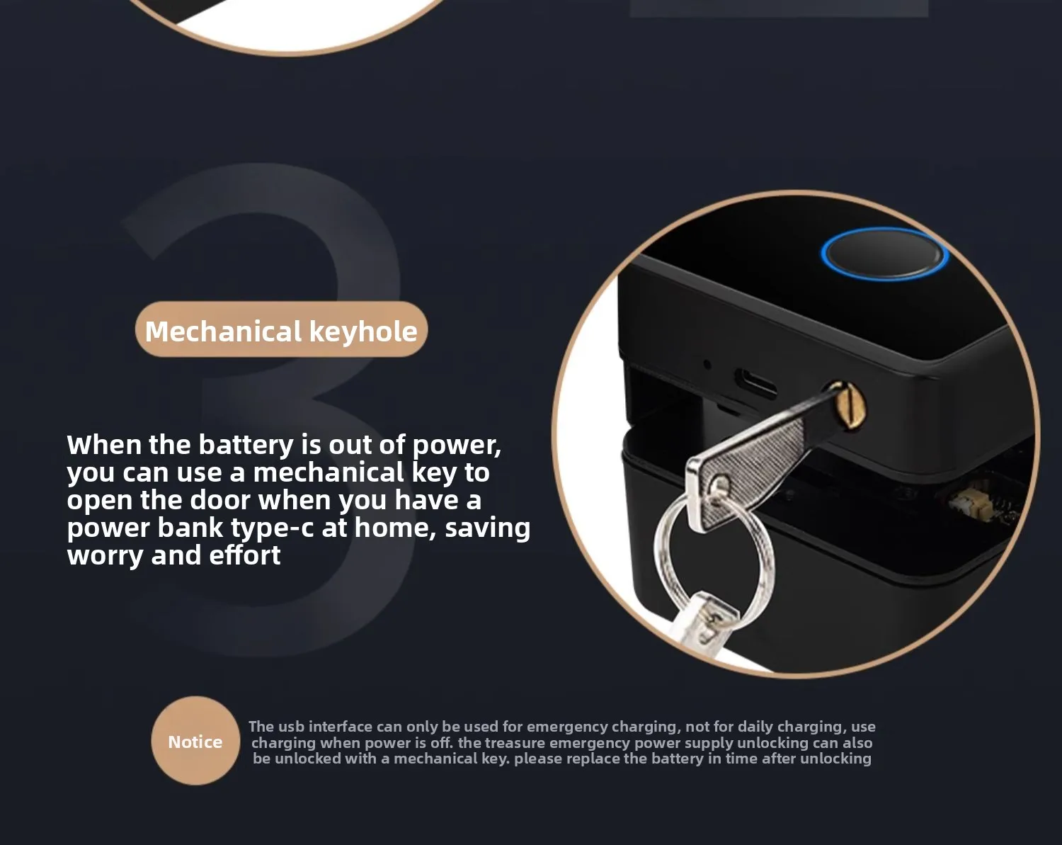 glass door fingerprint lock without opening holes Framed sliding door Intelligen