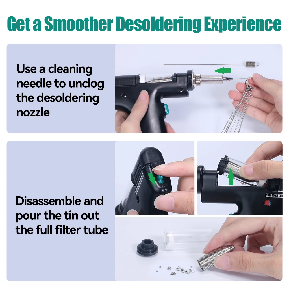 YIHUA 948-II Soldering Station 780W 4 In 1 Hot Air Gun Soldering Iron Suction Pen Desoldering Station Rework Welding Repair Tool 3
