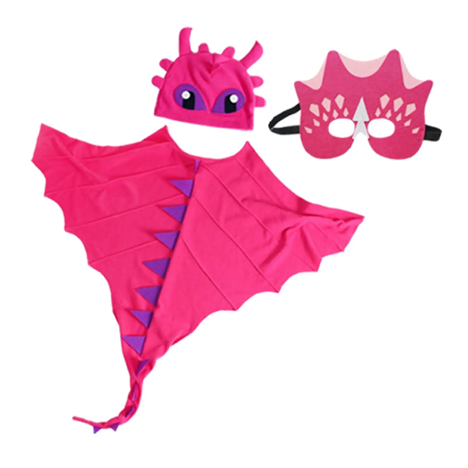 Toothless Dragon Costume Dinosaur Cape Child Costume Dragon Dress Up Girls Boys Toys Halloween for Birthday Party Favors