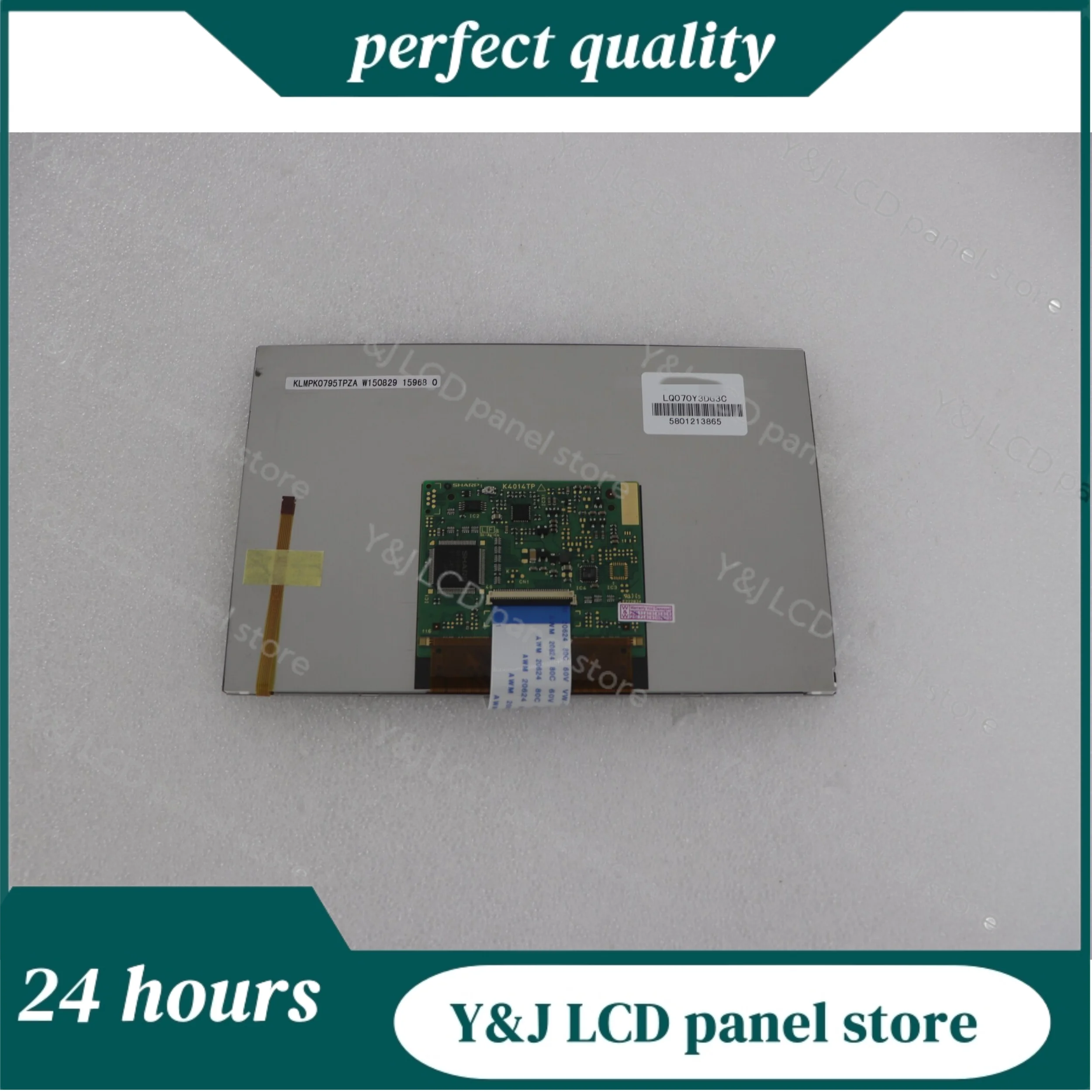 7 Inch LQ070Y3DG3A LQ070Y3DG3C TFT-LCD Screen Panel 800x480 Resolution ...