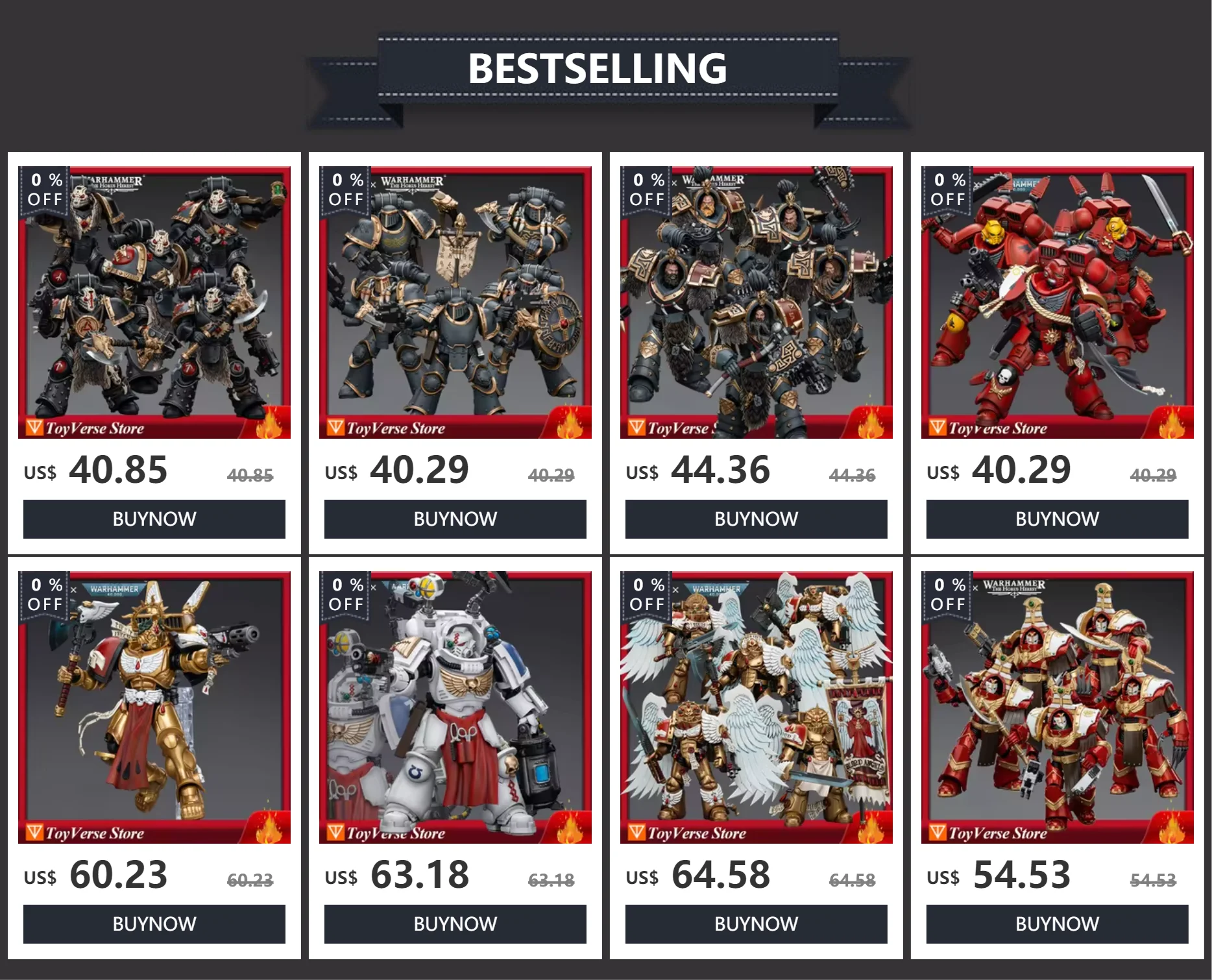 Фигурки JOYTOY Warhammer 40k 1/18 Black Legion Helbrute Collection ...