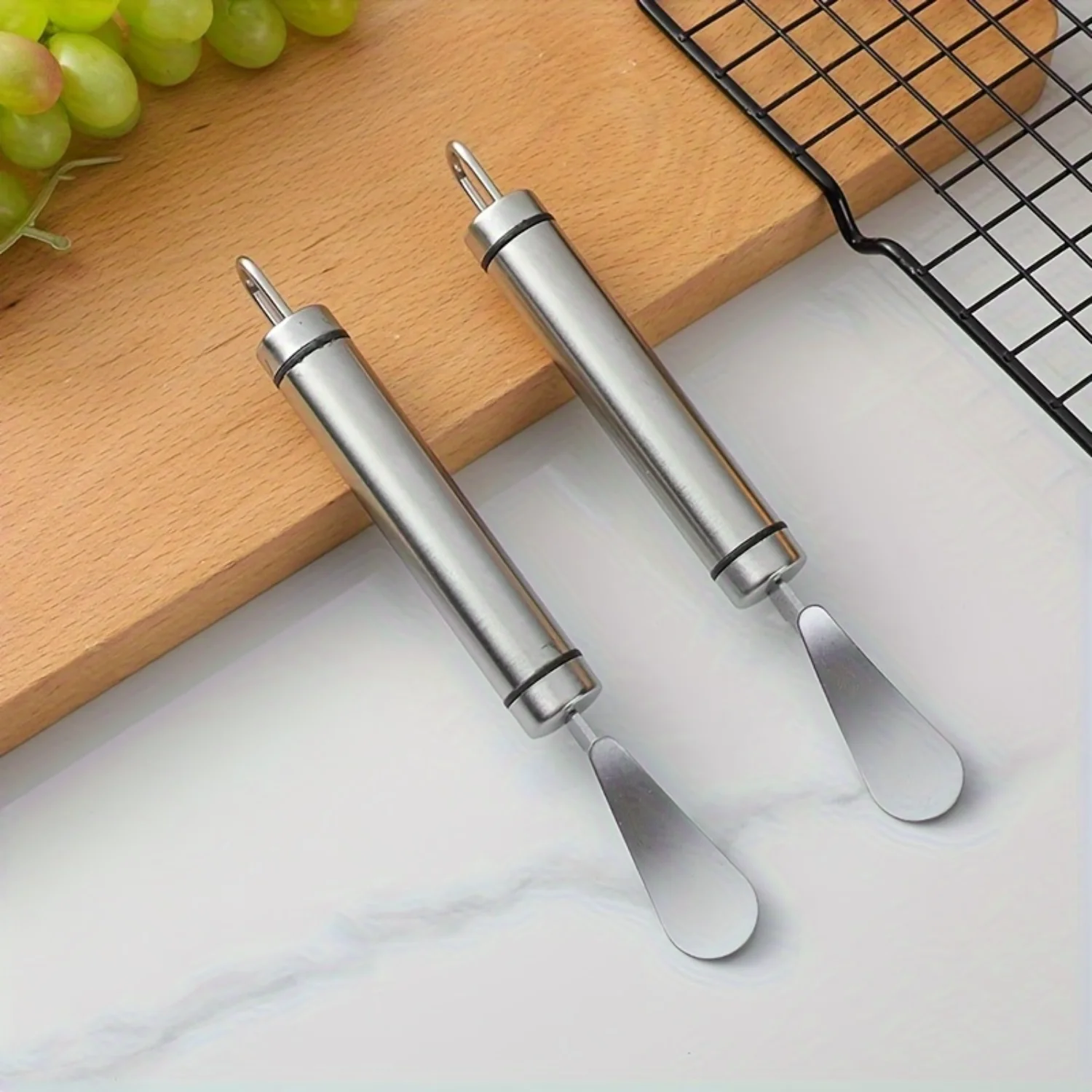 Steel Orange Peeler Curved Handle Cutter for Easy Peeling and Slicing
