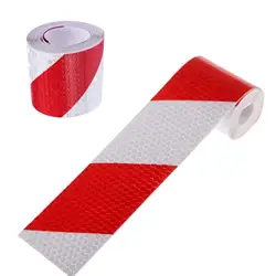 Reflective Safety Red and White Conspicuity Tape Trailer Waterproof Self-adhesive Safety Warning Conspicuity Tape