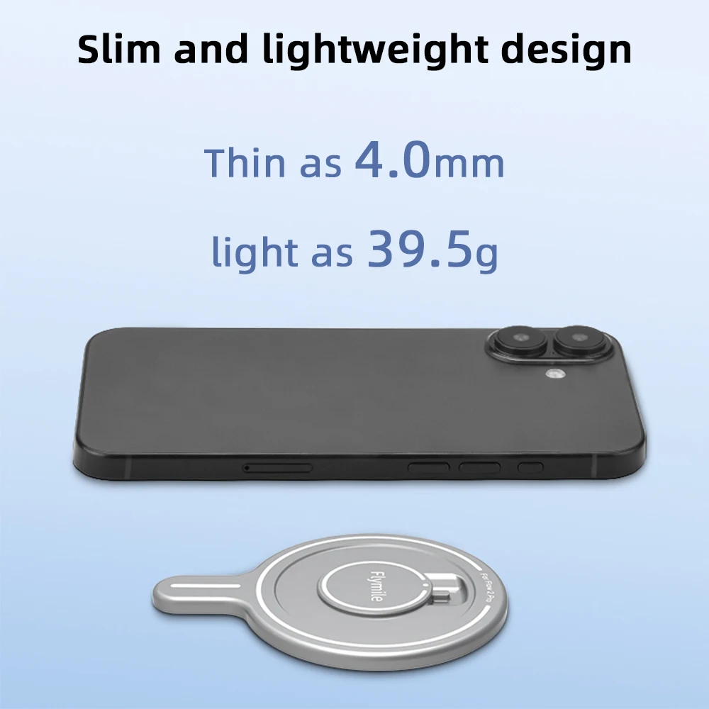 Camera Accessories Handheld Gimbal Accessories Flymile Magsafe Adapter Clamp Insta360 Flow pro 2 Gimbal Stabilizer Phone Holder Magnetic Clip Mount Accessoise