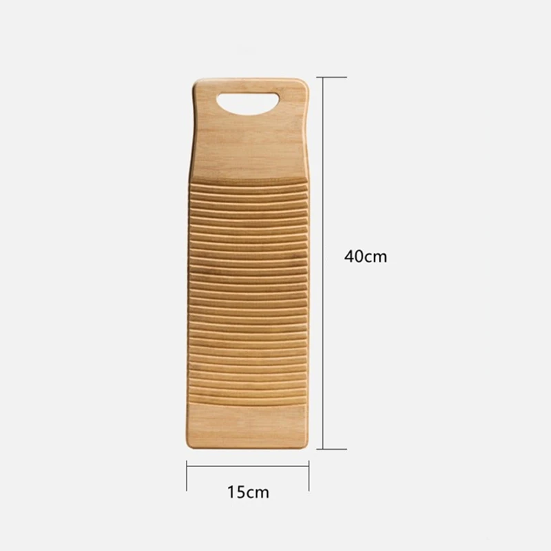 Wooden Washboard Manual Laundry Board Anti Slip Laundry Cleaning Board For Cleaning Children Thicken Clothes Household