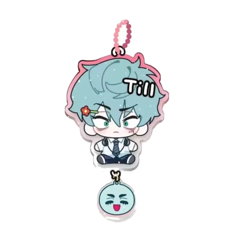 Alien Stage Anime Keychain Women Ivan Till Acrylic Key Chain Toy Man Kawaii Key Ring Bag Pendant Ornament Manga Good Friend Gift