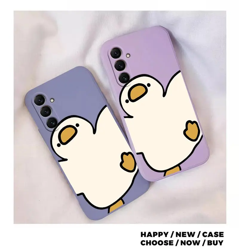 A55 Lively Goose Silikon Telefon Fall Für Samsung A55 A53 A50 A51 A71 A23 A32 A54 A52S A91 A34 A73 A24 A31 A22 A70 A72 A33 Abdeckung – Detail 9