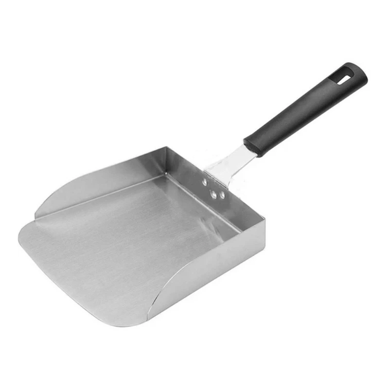 1pc Smash Burgers Spatulas Stainless Steel Griddled Scraper Tool Movered Shovel Grills BBQ Fried Movered Grills Tool