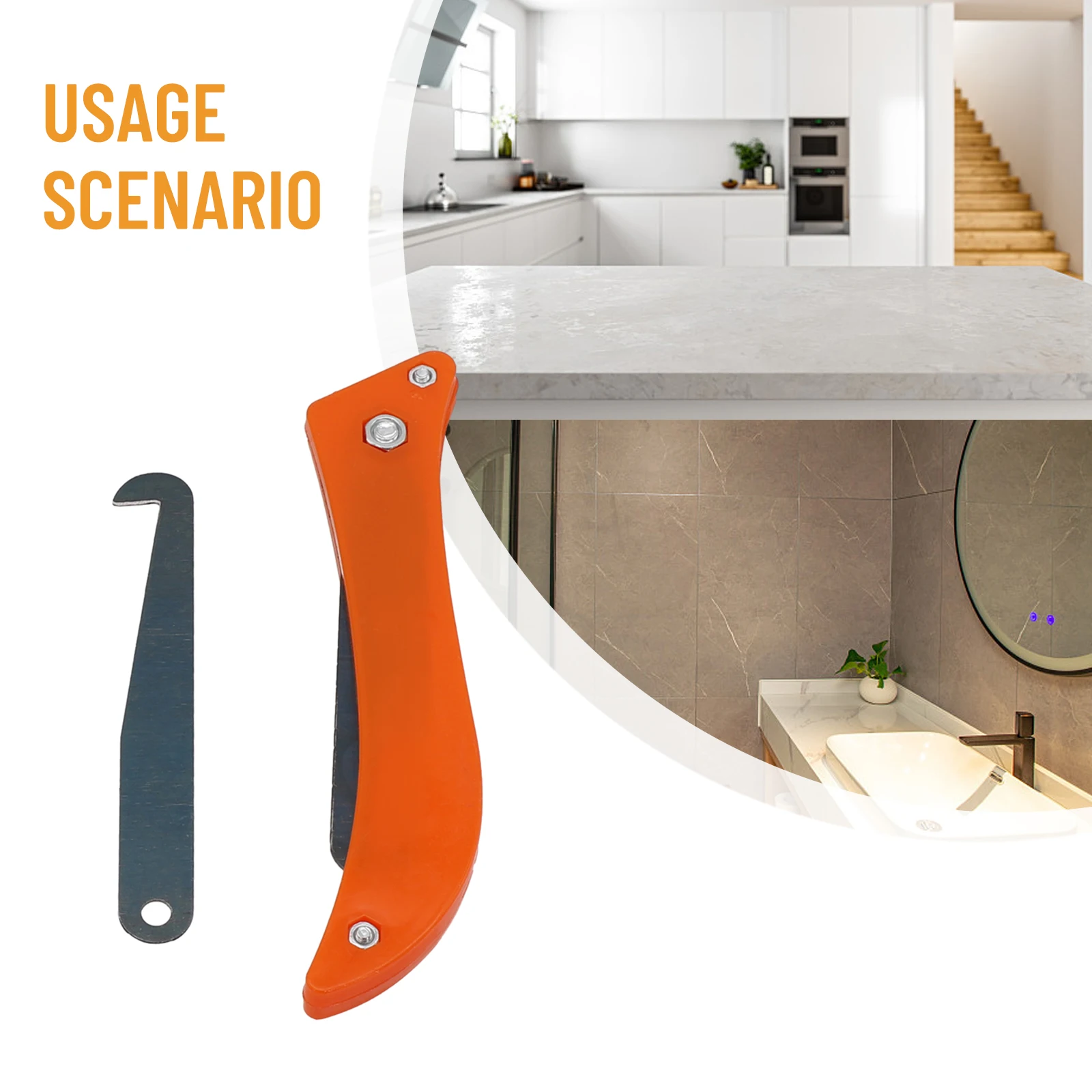 

Hook Blade 2PCS Ceramic Tile Gap Repair Tool Hook Blade Cleaning Removal Old Grout Hand Tool Accessories And Parts Replacement