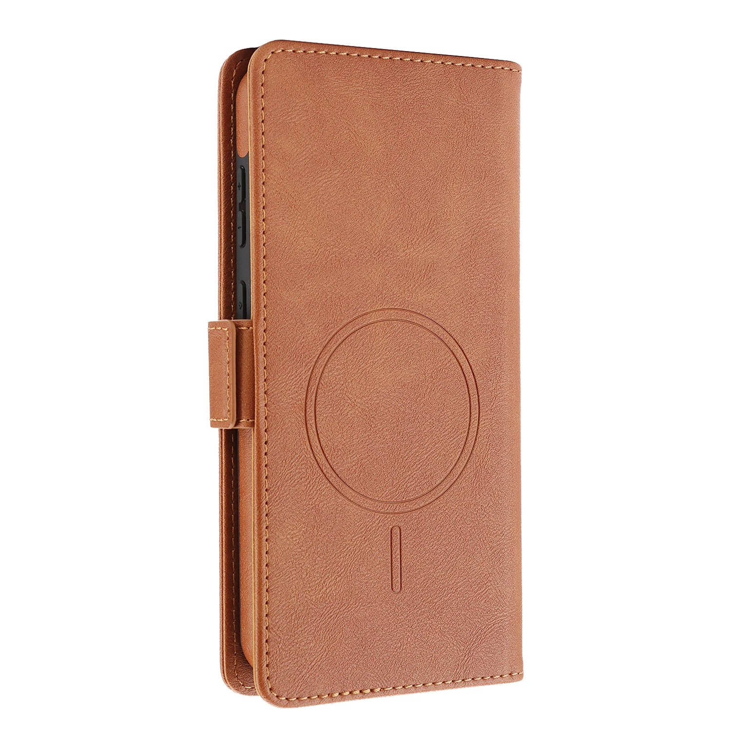 Luxury PU Leather Detachable Wallet Case with Magnetic Closure and Card Slot