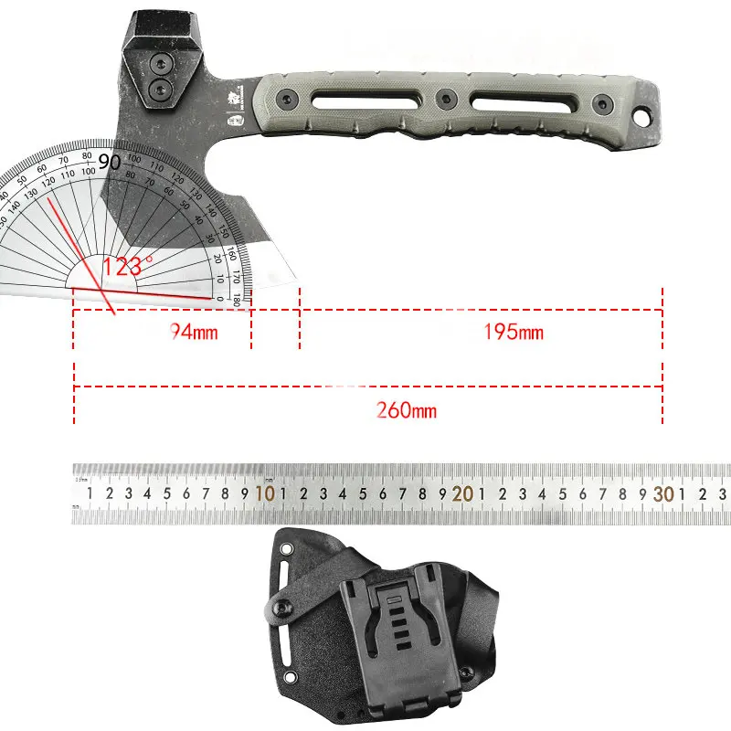 HX OUTDOORS Hatchet Axes ,Tactical Axe Tomahawk Stainless Steel Outdoor Hunting Camping Survival Axes ,Hand Tool Fire Axe , 3