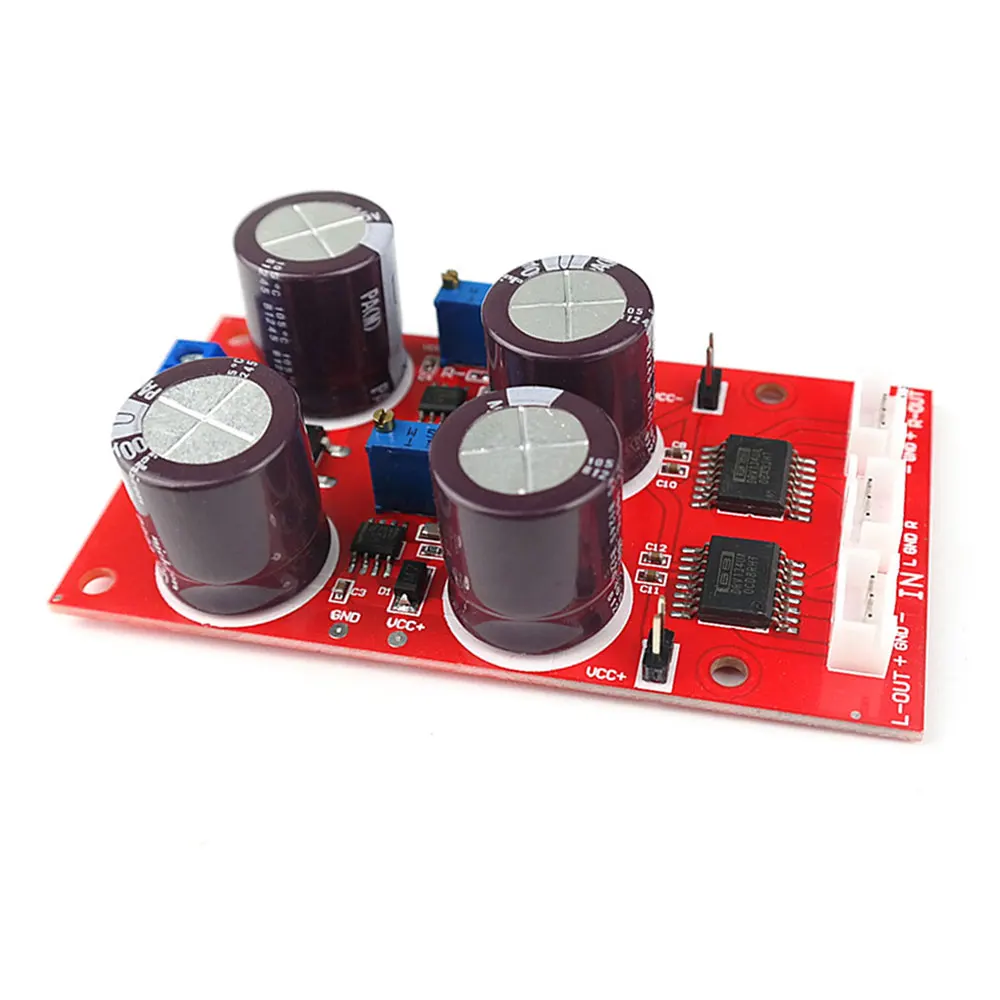 Unbalanced To Balanced Stereo Audio Converter Board - Low Distortion W/ DRV134PA X2