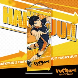 Haikyuu!! Anime Wall Scroll Poster - Volleyball Art Print with Hinata, Kageyama & Kenma (Tobio Kageyama)