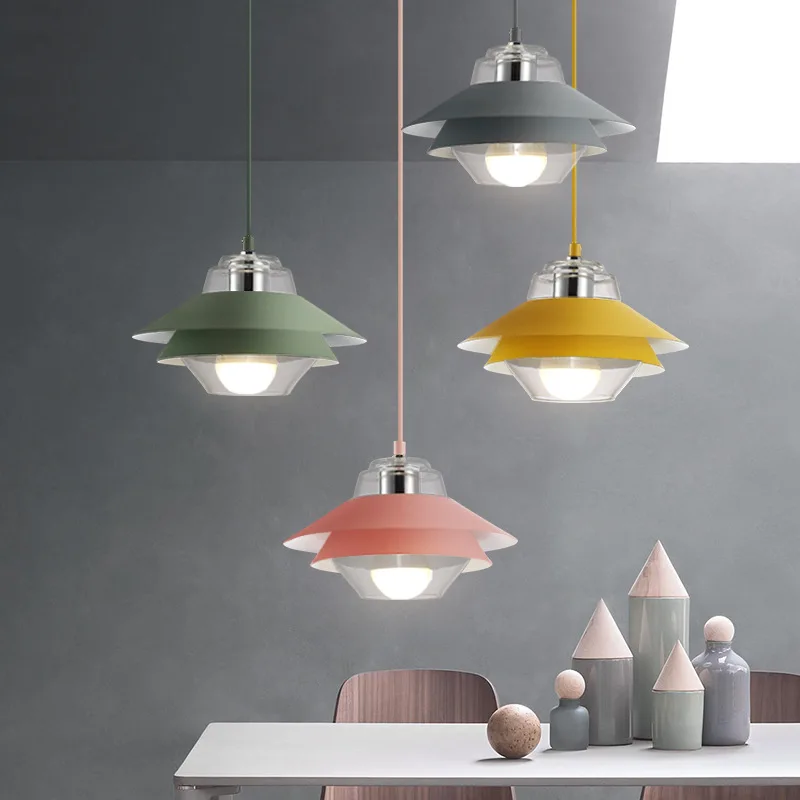 Nordic Pendant Lights Denmark Designer E27 Iron Hanglamp For Dining Room Study Bar Decor Light Modern Home Luminaire Suspension |