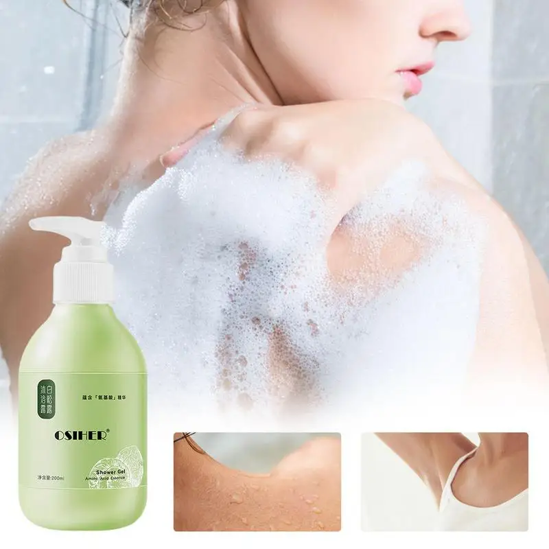 200ml White Truffle Shower Gel Amino Acid Body Washes Moisturizing Women Body Wash Nourishing White Truffle Bath Wash