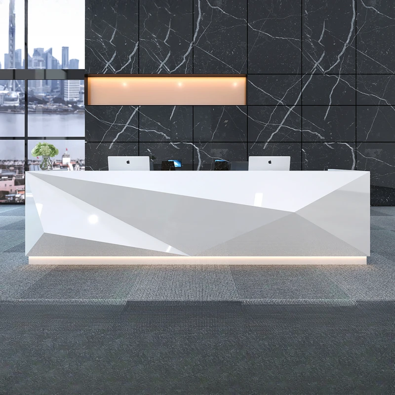 Supermarket Office Reception Desk Outdoor Spa Cashier Laudry Reception Desk Mobile Mostrador Recepcion Commercial Furniture