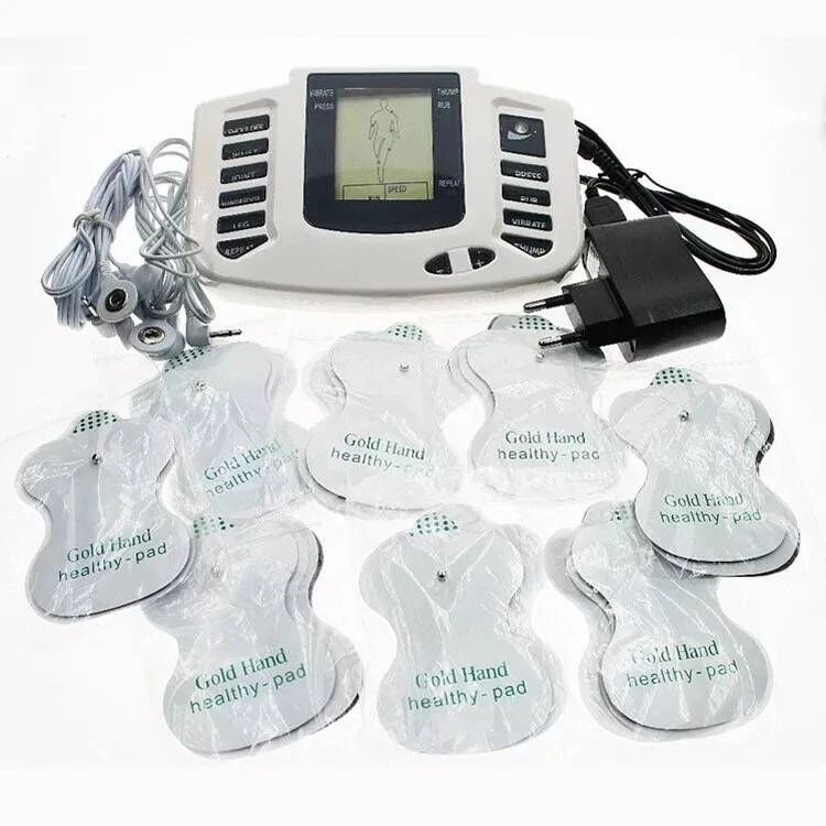 New JR309 Electrical Muscle Stimulator Full Body Relax Therapy Massager Massage Pulse tens Acupuncture Slimming Machine 16pads