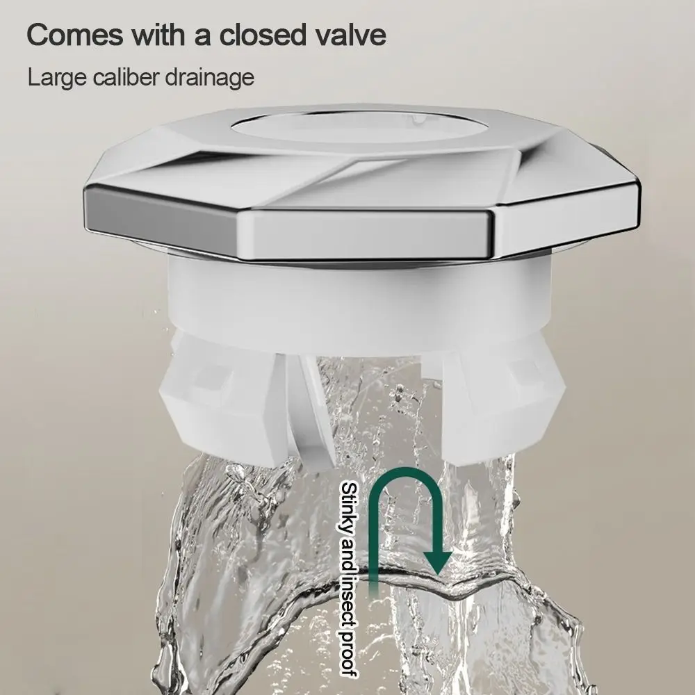 ฝาปิดท่อระบายน้ำอ่างล้างหน้าแบบใหม่ วัสดุพลาสติก สำหรับเปลี่ยน แหวนกันน้ำล้น อ่างล้างหน้า ท่อระบายน้ำ อุปกรณ์ครัวและห้องน้ำ 1