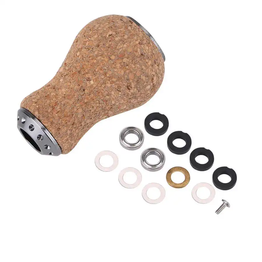 Wood Fishing Reel Handle Knob Fishing Reel Cork Knobs Wood