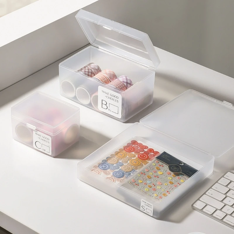 Game Card Box Playing Card Container Transparent Storage Box For Pokers Playing Cards