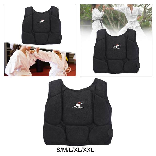 Karate Chest Protector Rib Armour for Equipment Baseball Volleyball