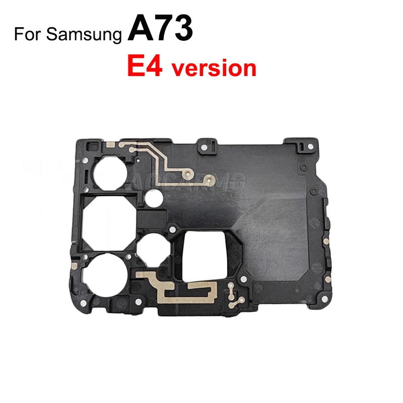Aocarmo 삼성 갤럭시 A34 5G A73 A53 A54 A33 A346 마더 보드 커버 플레이트 NFC 플렉스 수리 교체 부품 포함