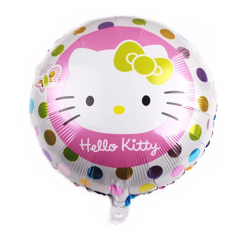 Globos de aluminio de Hello Kitty de 114 cm, globos tridimensionales grandes en 3D para niños, adultos, cumpleaños, bodas, decoración, suministros para fiestas
