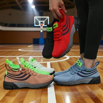 أحذية رياضية نسائية بتصميم عصري للاستخدام الخارجي، أحذية مشي مريحة تسمح بمرور الهواء، خفيفة للغاية وسريعة الجفاف لكرة السلة 6