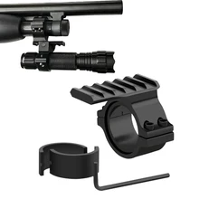 

Barrel Scope Mount Gun Clamp Ring Adapter 1"/30mm Dia 6Slots Dovetail 20mm Picatinny Rail For 12 Ga Flashlight Laser Sight Optic