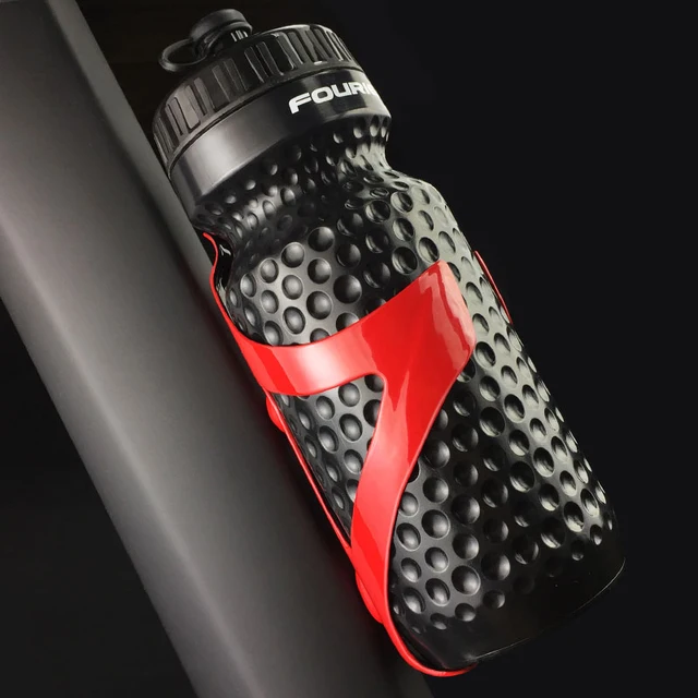Carbon Fiber Bicycle Bottle Cage Cycling Bottle Holder Frosted one-piece High-strength Water Cup Holder Riding Cage 4