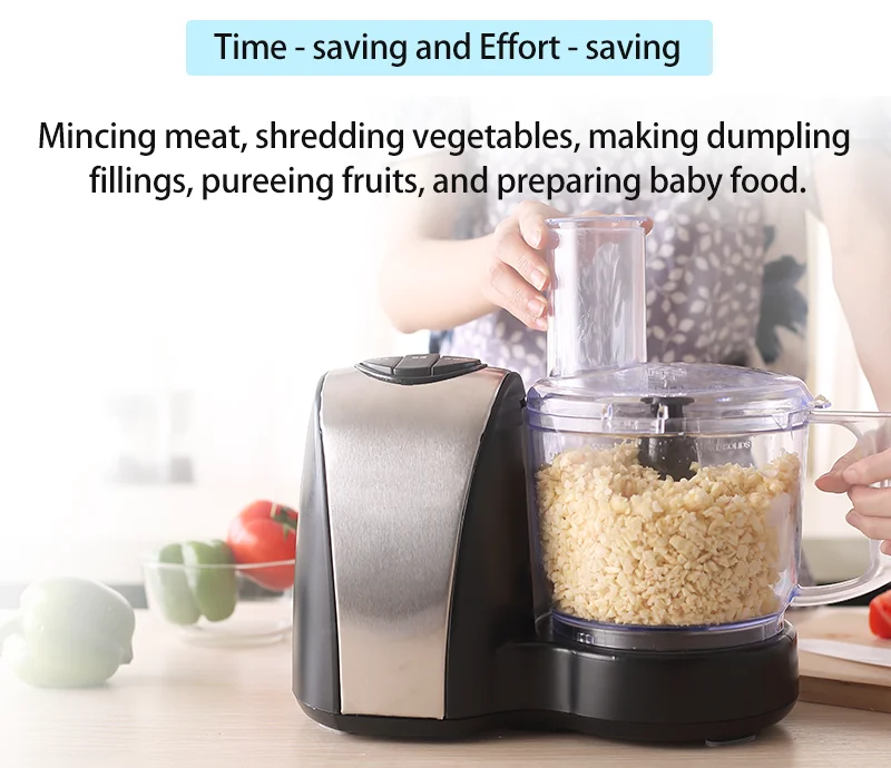 Description Picture 5 of itemSUNATUR 350W Garlic Paste Maker 1.8L food processor Electric Commercial vegetable chopper Food preparation Crusher meat grinder