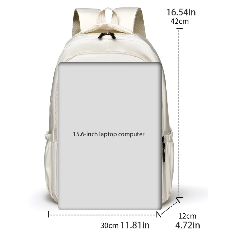 Laptop backpack -15.6-inch business, university backpack, backpack, adjustable shoulder strap, casual style, outdoor travel