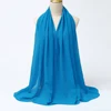 Foulard Hijab en mousseline de soie pour Femme, voile musulman ramadan ,hijab femme musulman,foulard musulmane pour femme, foulard mousseline en Jersey doux de haute qualité hijab islam voile femme musulman,70*180cm