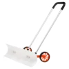 VEVOR Snow Shovel with Wheels 36in for Driveway Heavy Duty Shovel Pusher with Wide Blade and U-shaped Aluminum Alloy Handle 1