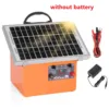 20 Miles Solar Electric Fence Charger 0.5J Energizer Controller for Livestock Prevent Predator Invasion for Poultry No Battery 1