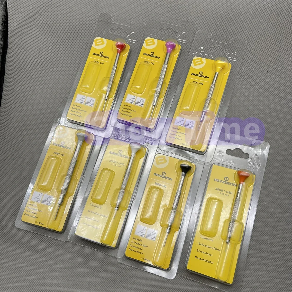 시계 수리 도구 스위스 bergeon 30081 시계 제조 업체용 스테인레스 스틸 드라이버 0.5mm-1.6mm