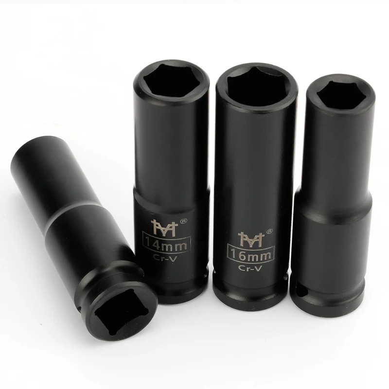 Heavy Duty 1/2" Inch Drive Deep Impact Sockets - Metric Air Pneumatic Socket Wrench Head - Sizes Range from 10mm to 38mm