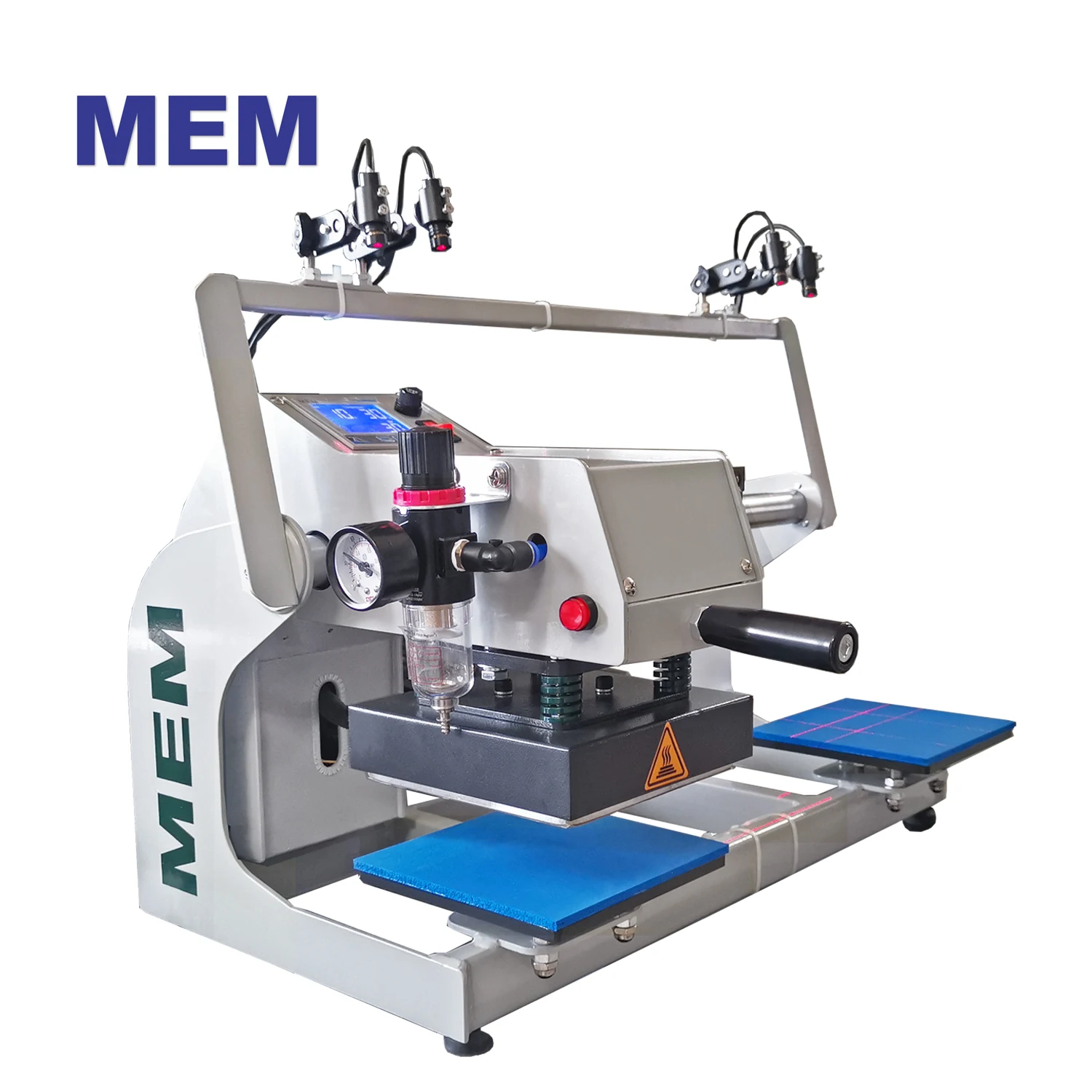 

TQ1515 USA fast delivery heat transfer machine 1515 pneumatic double station without air compressor