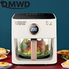 DMWD Electric Glass Fryer No Deep Frying Electric Frying Pan 5L Multi-Functional Healthy Food Fried Chicken Pizza Deep Fryer 2