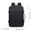 Classic Travel Backpack Men Business Backpack School Expandable USB Bag Large Capacity Laptop Waterproof Fashion Backpack 6