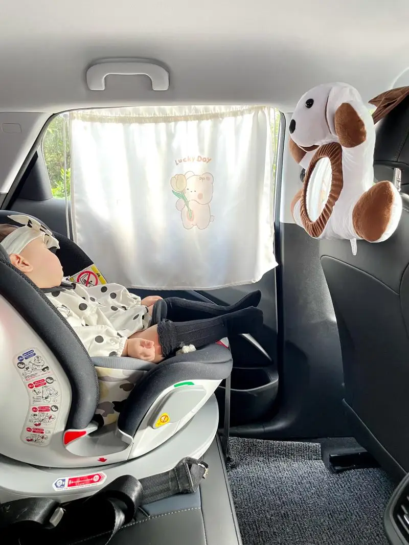 Instagram Wind Baby Frog Observation Mirror Baby Safety Seat Reverse Car Rearview Mirror Cartoon Car Reflector