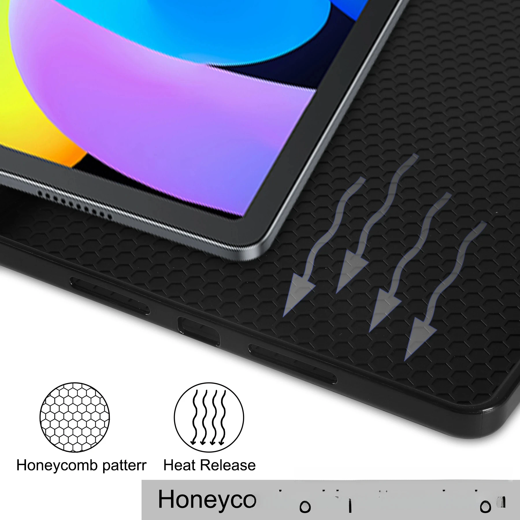 Für Lenovo Idea Tab11 Tablet Schutzhülle TB336FU Dreifach Faltbar mit Stifthalter Weiche Schutzhülle – Detail 2
