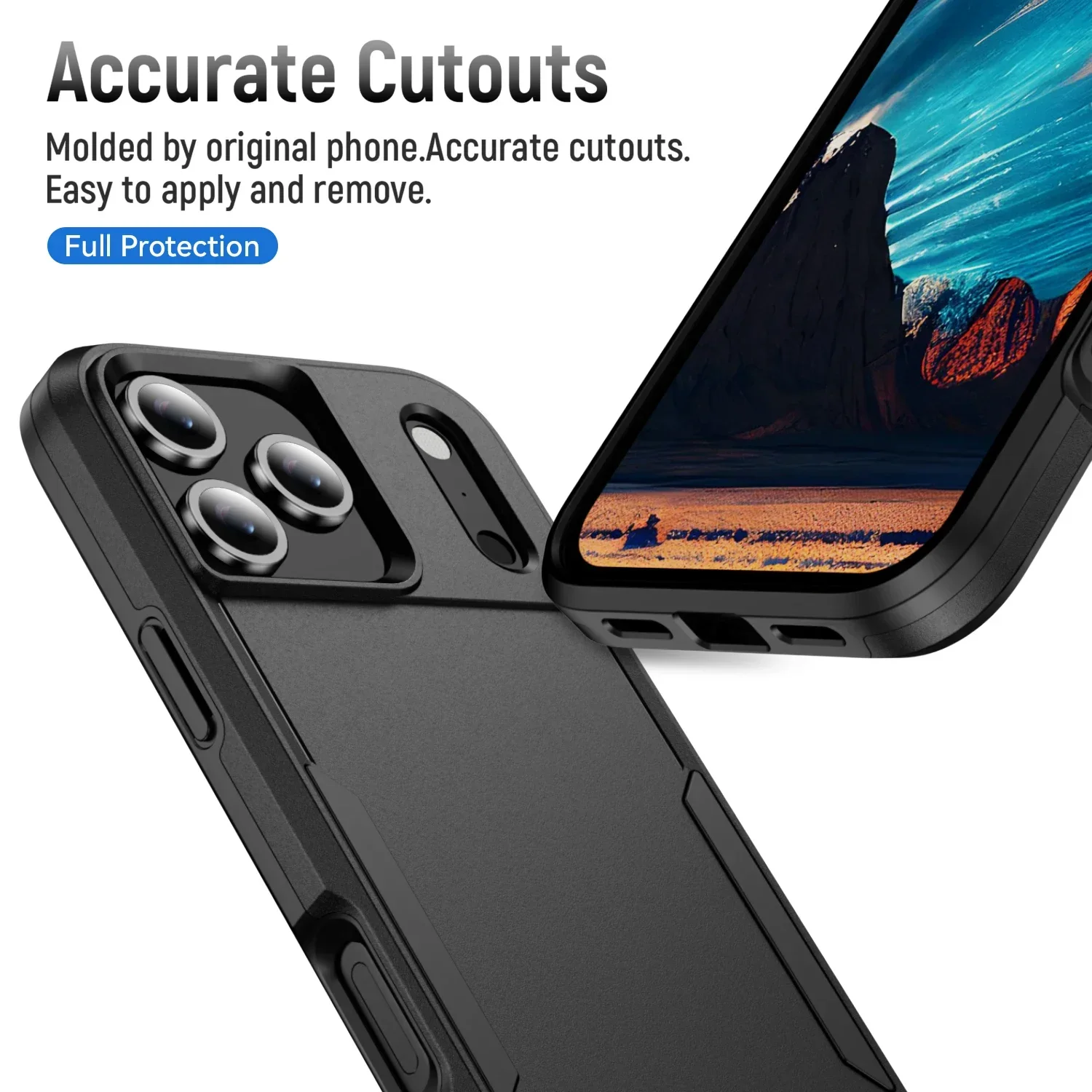 Ultimate Protective Armor Case - Military Grade Durability and Full Coverage