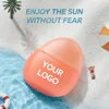35g Private Label Sunscreen Custom Logo Unboxed Cute Pebble Protective Cream Isolation Milk Non-Fake Breathable Smooth Makeup 2
