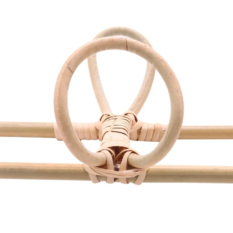 

Hanging Clothes Hook Hat Clothes Rattan Rack Kids Hooks Decor Wall Rattan Garments Storage Room Hanger Organizer Organizer