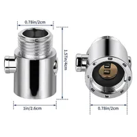 1pc Bathroom Accessories Flow Stop Valve Button Temporary Water Stop Controller RV Bathroom Accessories Shower Accessories 2