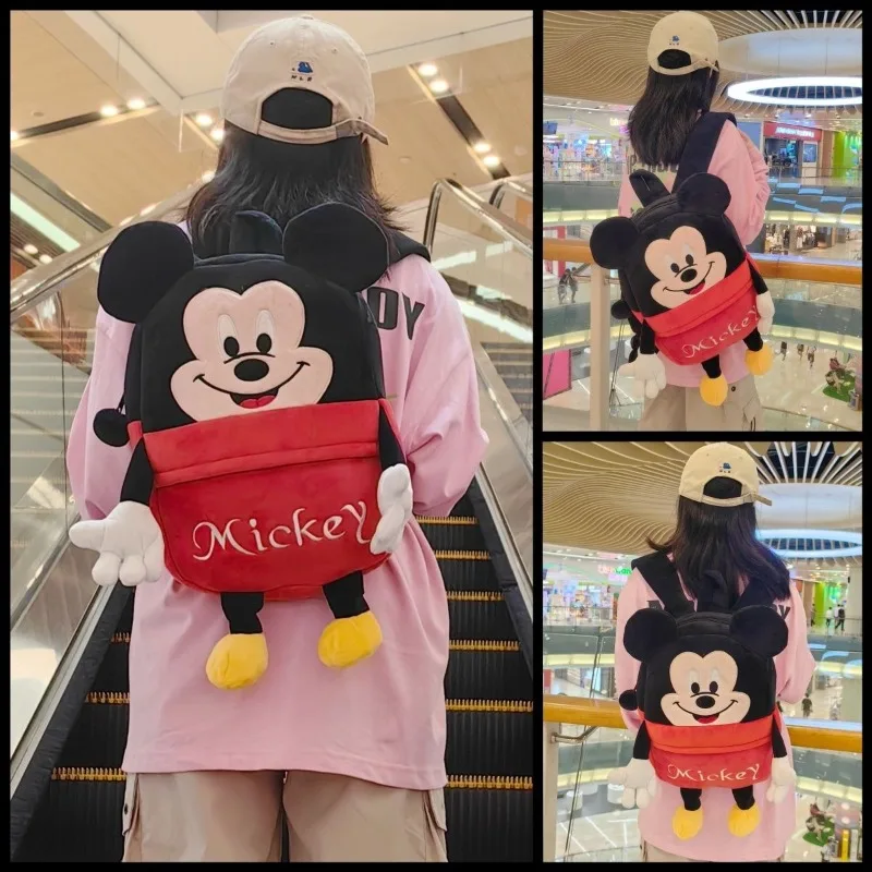 

Disney cartoon pattern Mickey new creative fashion casual simple versatile large capacity high-looking student cute backpack