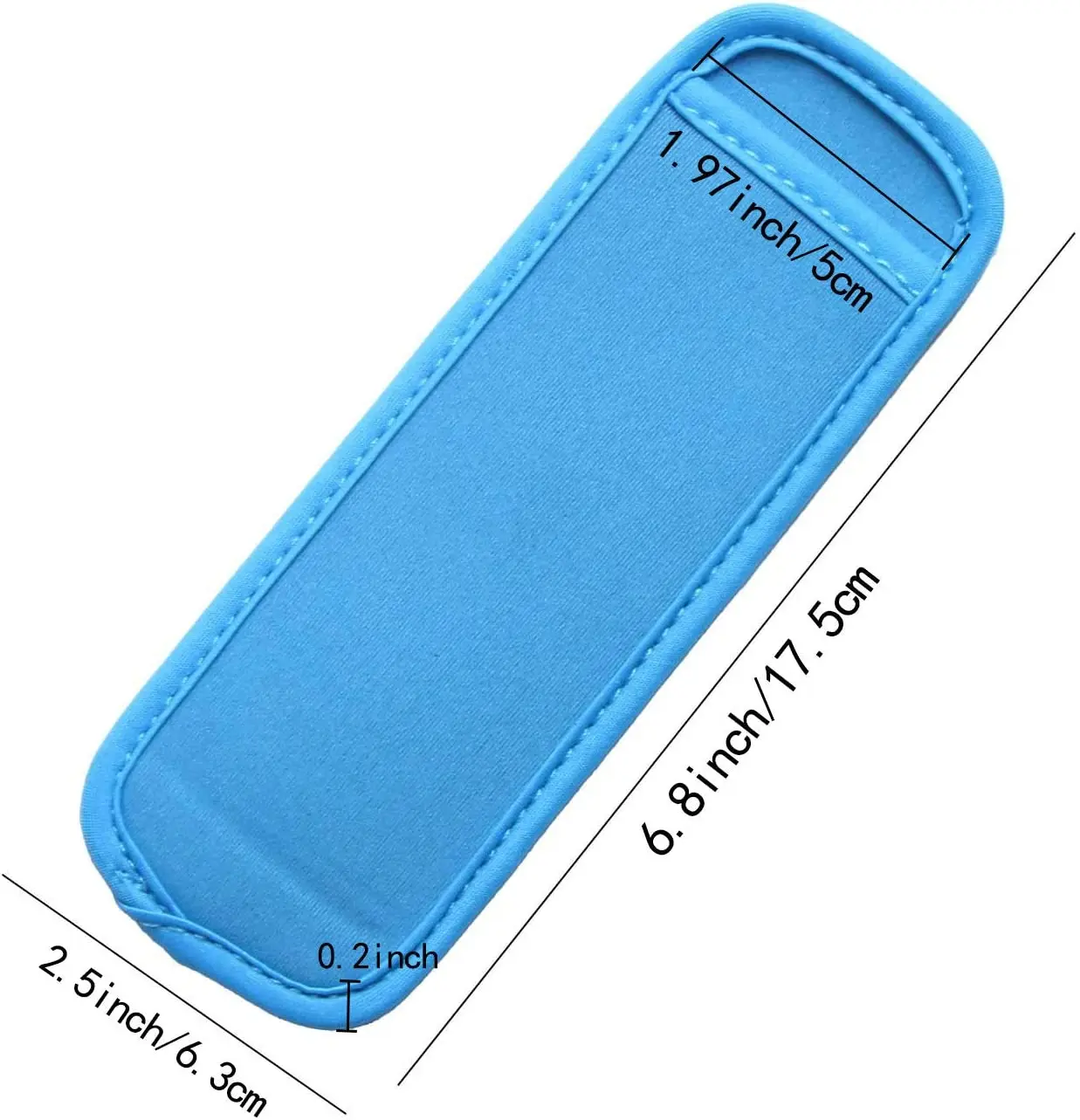 Colorful Ice Pop Sleeves ice cream bag 24 Pack Reusable Popsicle Bags